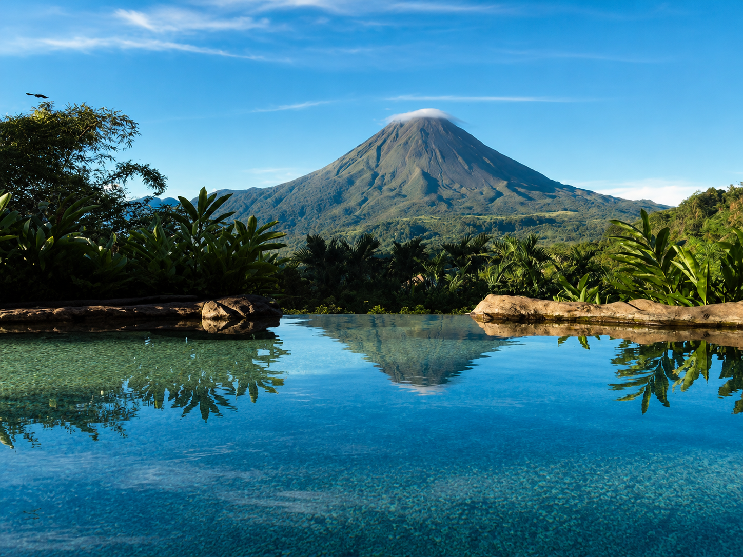 Arenal Volcano viewed from The Springs Resort
